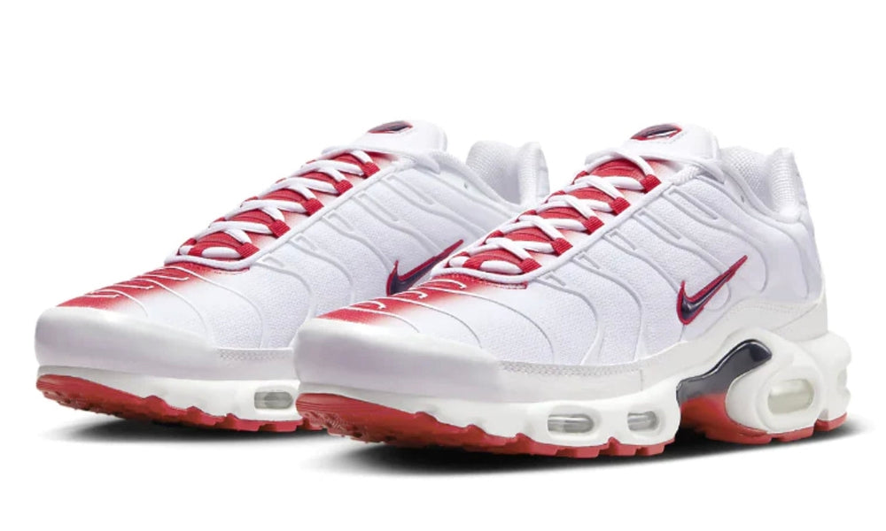 All red nike clearance air max plus men's