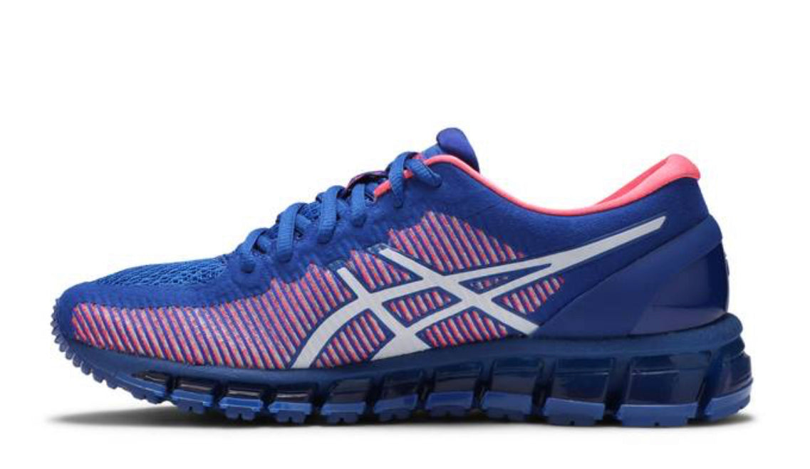 Asics pink hot sale blue