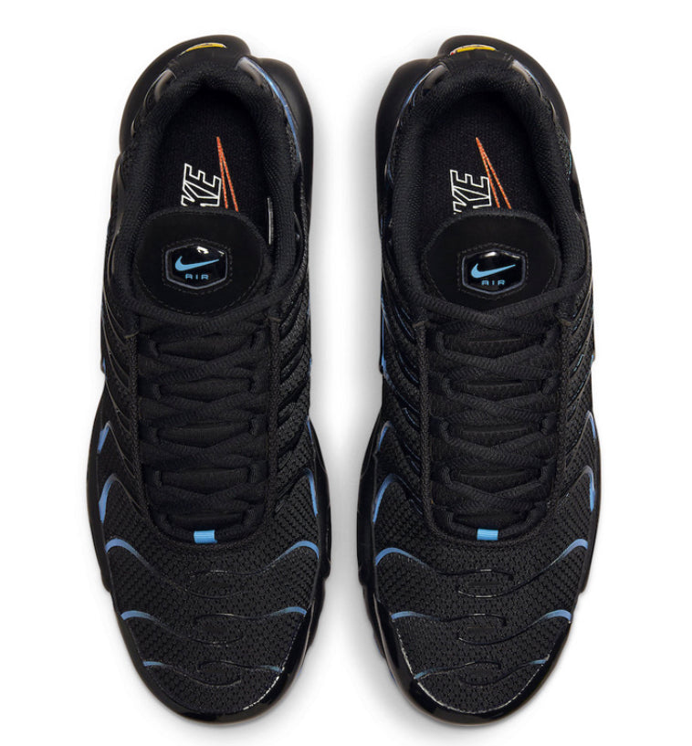 NIKE AIR MAX PLUS TN 'BLACK/UNIVERSITY BLUE' (Men's)