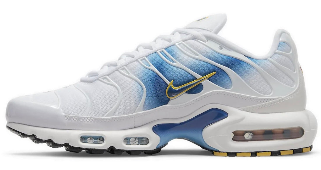 Nike air max shop plus tn white blue